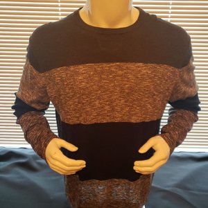 Mens Black and Grey DKNY Jeans Long Sleeved Sweater